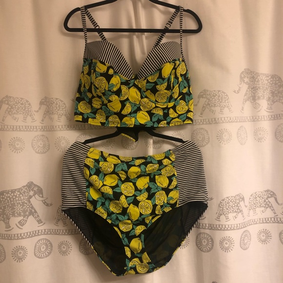 torrid Other - Torrid Lemon High Waisted Bikini